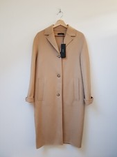Joseph Caia Almond/camel/brown Wool & Cashmere Coat Rpr £995 New With Tags