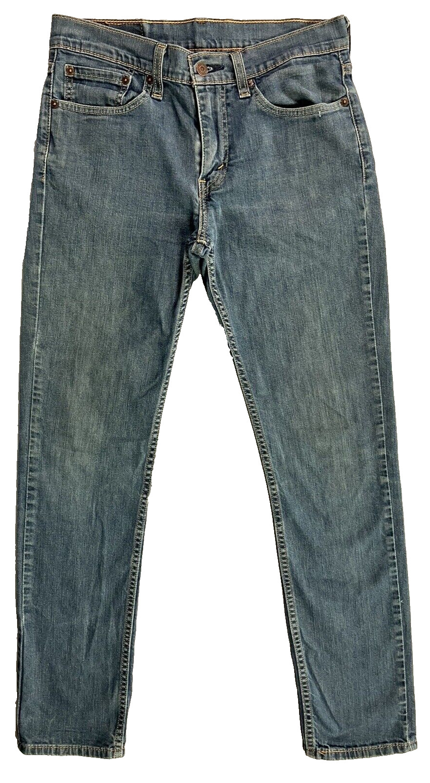 31x32  Straight Zipper Fly Medium Wash - Quick Ship