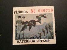 ICOLLECTZONE  US 1985 Florida FL7 Duck Stamp VF NH