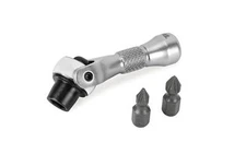 Titan Tools 1/4 In. Drive Nano Ratcheting Swivel Bit Drivers 11331