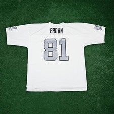 TimBrown Los Angeles Raiders NFL Mitchell&Ness White Men's 1994 Throwback Jersey