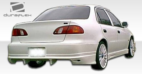 For 1998-2002 Corolla Duraflex Bomber Rear Bumper Cover - 1 Piece - Picture 2 of 7