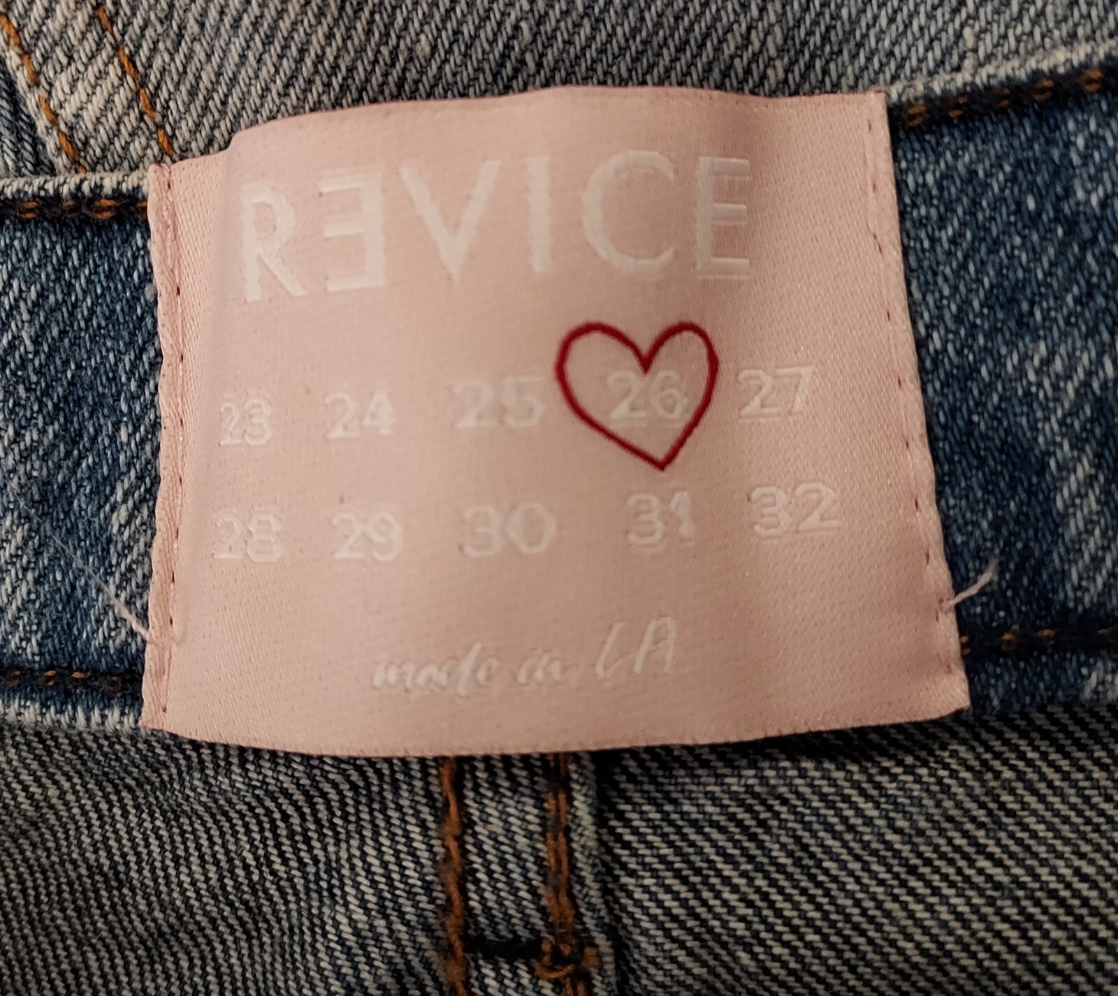 Revice Size 26 Patchwork Colorblock High Rise Den… - image 7