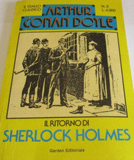 libro IL RITORNO DI SHERLOCK HOLMES ARTHUR CONAN DOYLE GARDEN giallo romanzo
