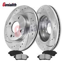 258mm Front Brake Rotors & Brakes Pads 2011 - 2019 Ford Fiesta Excluding ST