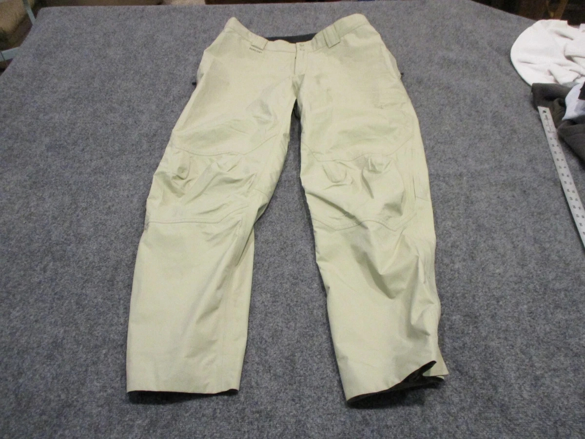 Simms Pants Men's Large Beige Nylon Gore-tex Waterproof Lightweight Fishing