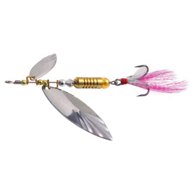 ESC DA PESCA SPINNER BAIT 10g Piume: Esca Rotante Con Piume Per Bass, Luccio E Persico, Lenza Killer Per Laghi E Fiumi