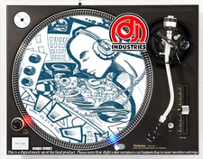 DJ Life - 7"-12" DJ slipmat for LP turntable record player 