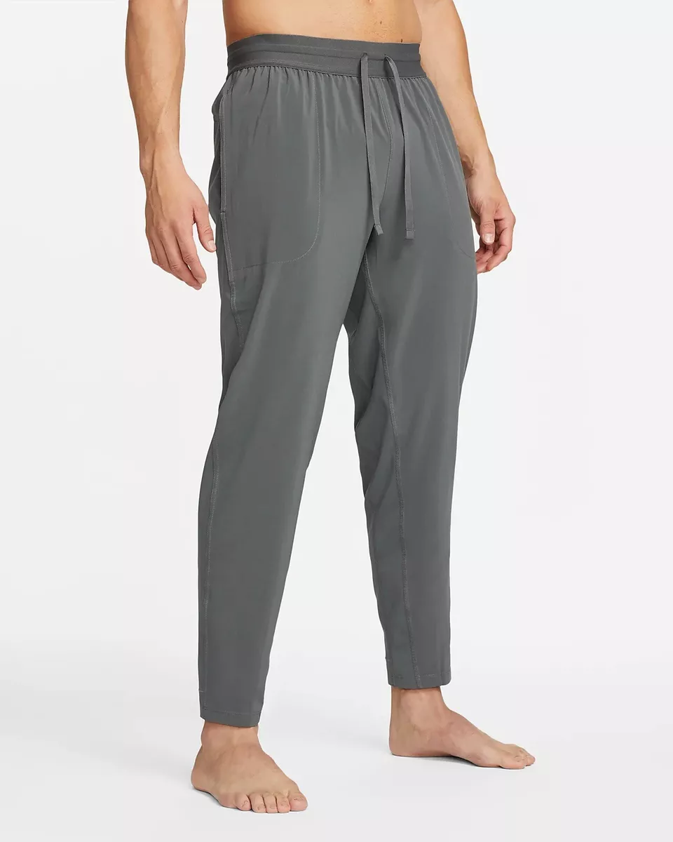 Nike Dri-FIT Flex Men's Small Gray Yoga Pants Tapered Joggers DD2120-068 $90