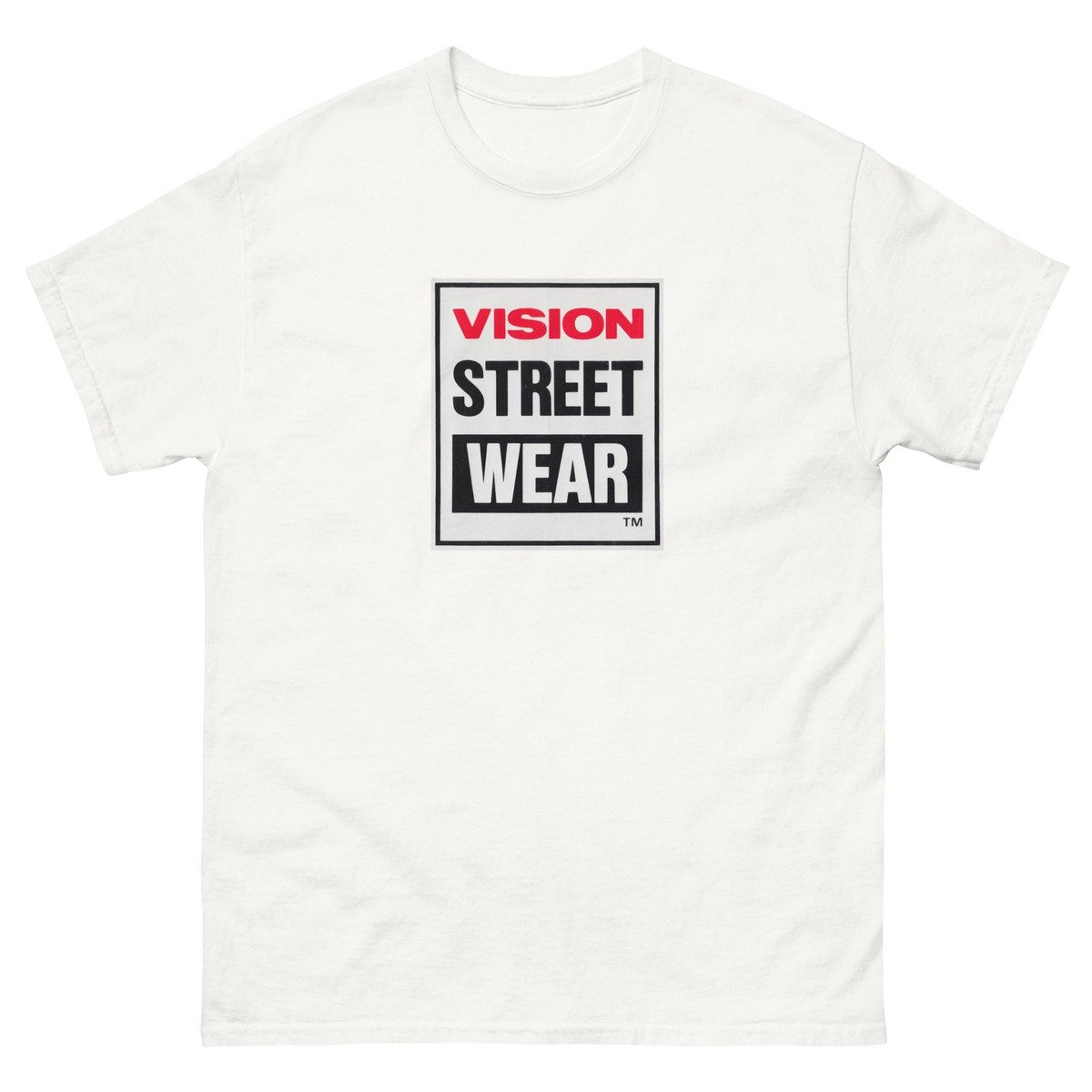Vision street wear vintage logo t shirt 80's skateboarding tee | eBay