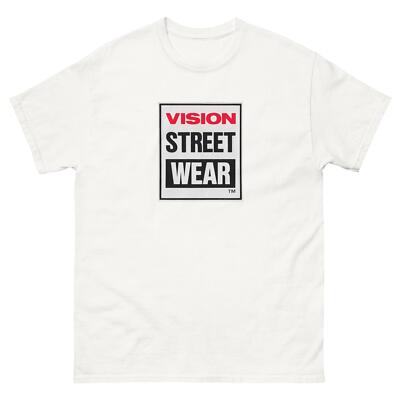 Vision street wear vintage logo t shirt 80's skateboarding tee | eBay