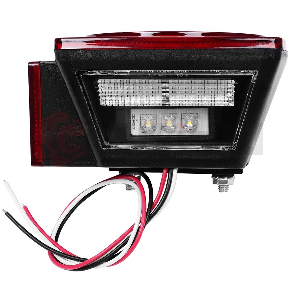 12V LED Trailer Light Kit Tail Lights Submersible for Over 80 Inch Boat Trailer eBay
