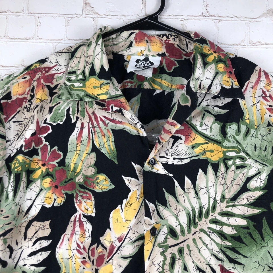 Hilo Hattie Breezy Summer Vintage Hawaiian Shirt Made in Hawaii USA Size XL - Image 2 of 4