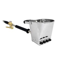 Wiltec Machine crépir 3,7L 6bars Pistolet à mortier polyvalent Crépisseuse Stuc