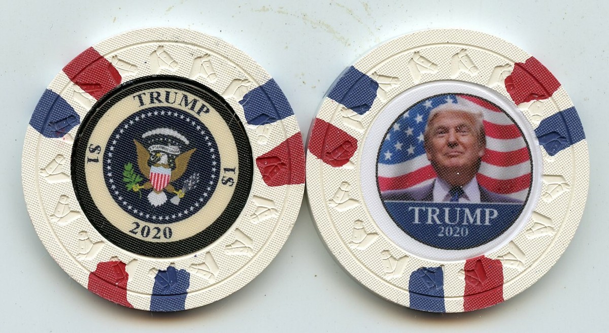 TRUMP 2020 Re Election PRESIDENT 45 4 Chip Set Limited 150 FREE