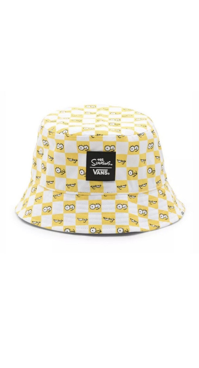 Vans x The Simpsons Check Eyes Bucket Hat Size Yellow OS Vans x Simpsons Collection Out Now | LW Mag main image 4