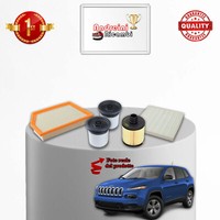 Set Service 4 Filter Jeep Cherokee V 2.0 Multijet 103KW 140CV Von 2014->