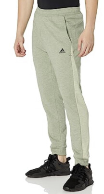 adidas Men's Mélange SweatPants Size M Green IJ8968 $55