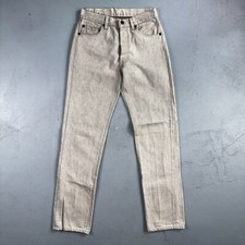 Levis 501 Vintage 80s USA XX Straight Leg Jeans Gray Light Wash 28x32 Act 27x31