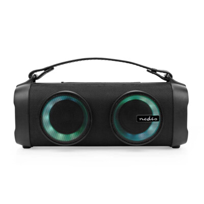 Bluetooth Party Boombox Lautsprecher Box Speaker LED RGB Beleuchtung Smartphone