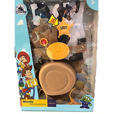 Toy Story Woody Costume Electronic Foam Role Play Set - Hat, Spurs, Vest, Belt,