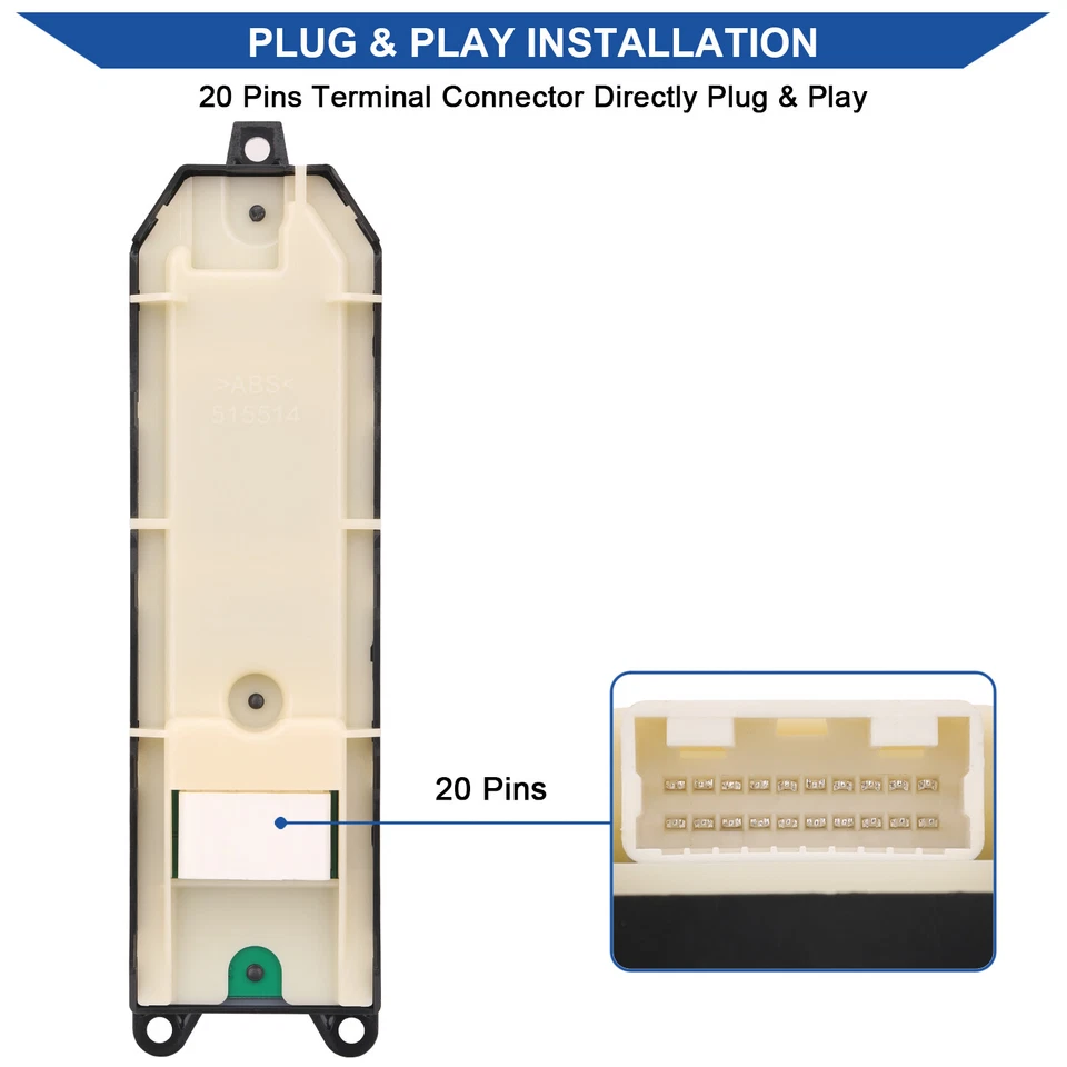 Window Switch Control for 2008-2015 Toyota Camry/Land Cruiser/Prius/Venza Lexus - Image 3 of 4