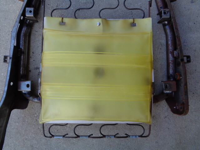 椅子 sankon 1989 NISSAN 300ZX FRONT SEAT UPPER CUSHION FRAME BASE W/ AIR TUBES