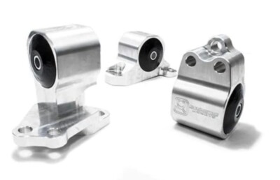 Innovative 92-95 Civic K-Series Silver Aluminum Mounts 75A Bushings (