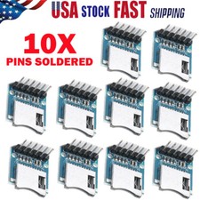 10X TF Micro SD Card Module Soldered Mini SD Memory Modules For Arduino NEW