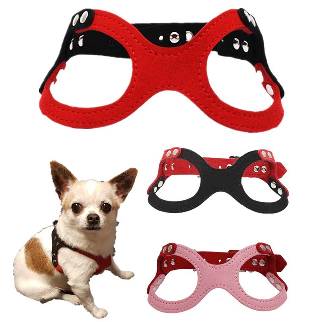 Dog Harness Soft Vest Tiny Puppy Collar for Teacup Chihuahua Yorkshire Terrier eBay