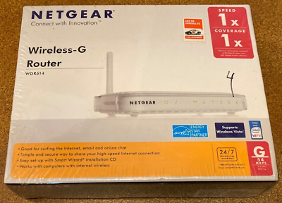 Netgear Wireless-G Router 54MBPS 4 Ports WGR614 | eBay