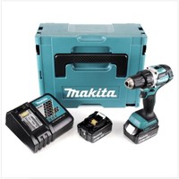Makita Ddf 484 Rtj Akku Bohrschrauber Brushless 18V 54Nm+2X Akkus 5H + LadegeräT