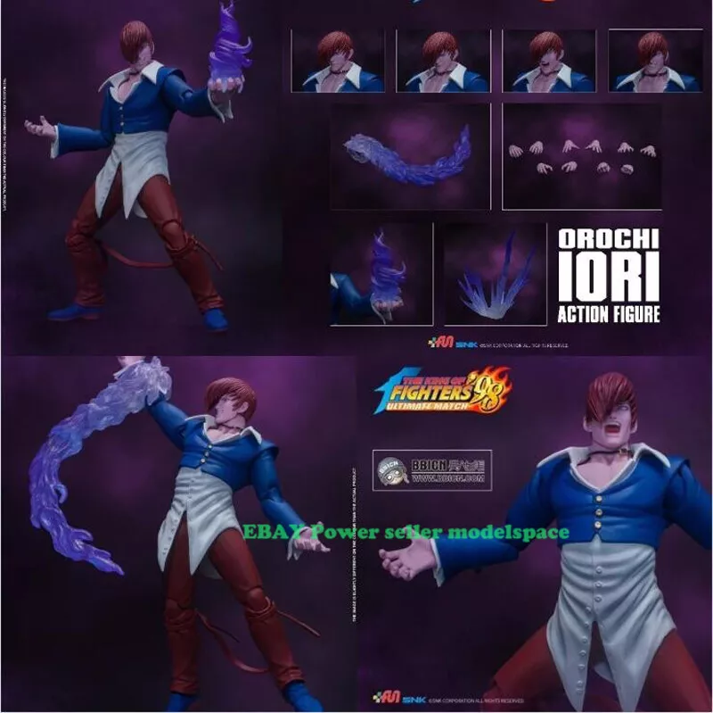 1/12 Storm Toys King of Fighters 98 Crazy Iori Yagami OROCHI Male Action  Figure