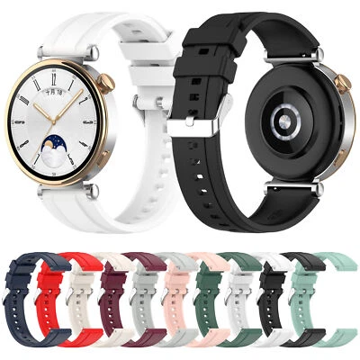 MITCOMM Silikon Armband Für Huawei Watch GT4 41mm / 46mm Ersatz Sport Loop Armband