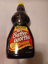 mrs butterworth syrup unopened still sealed full of original syrup.