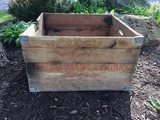 Bond Bread General Baking Company Baltimore Maryland Wood Wooden Box Crate