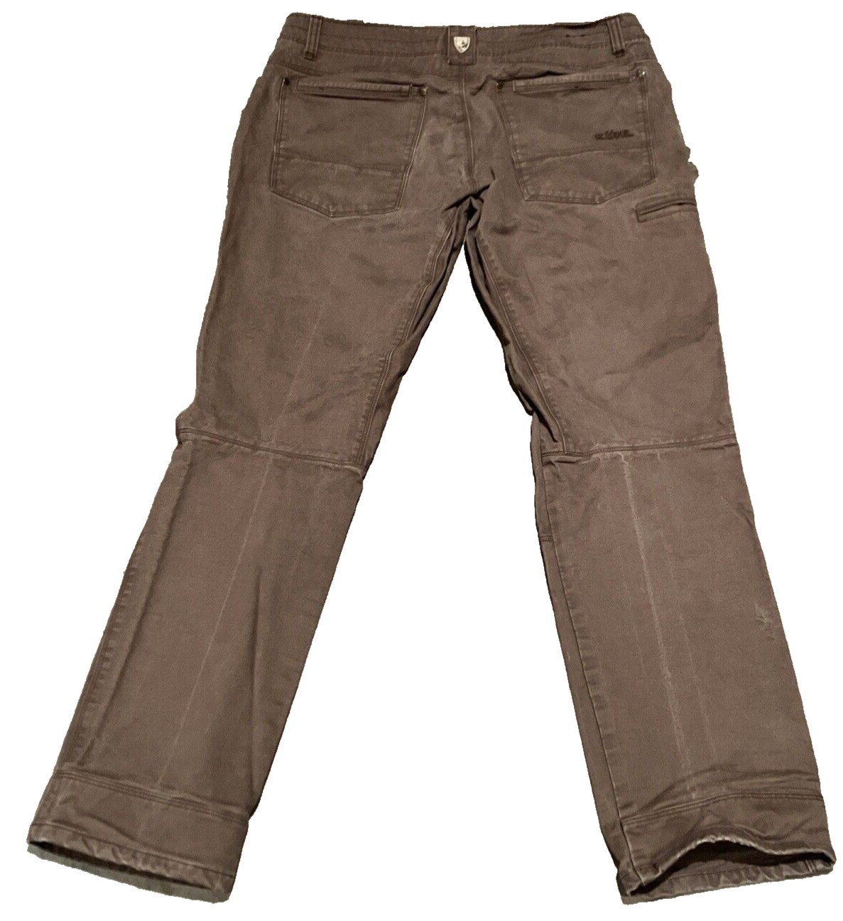 Kuhl Free Rydr Pants Vintage Patina Gray Brown Hiking Outdoor Work Size 36x32