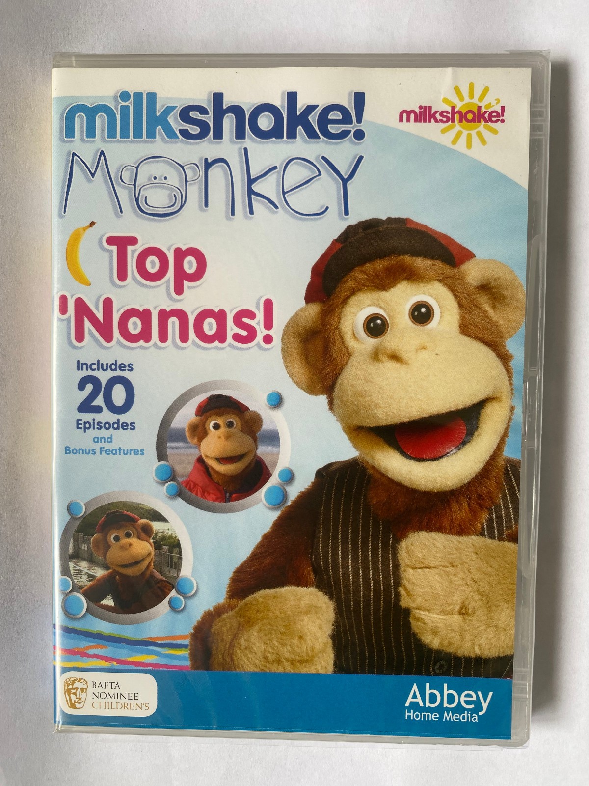 Milkshake Monkey Top Nanas Dvd New/Sealed (Includes 20 Episodes) Rare UK Release