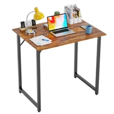 PayLessHere | 32 Inch Computer Desk | Vintage | Office Desk with Metal Frame,...