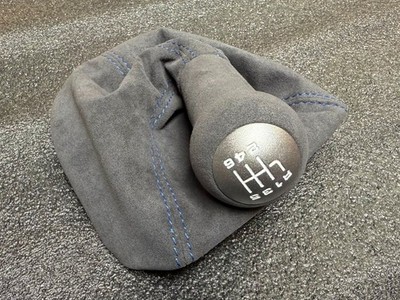 GT3 Gray Alcantara Porsche 997 987 shift knob shifter boot Boxster