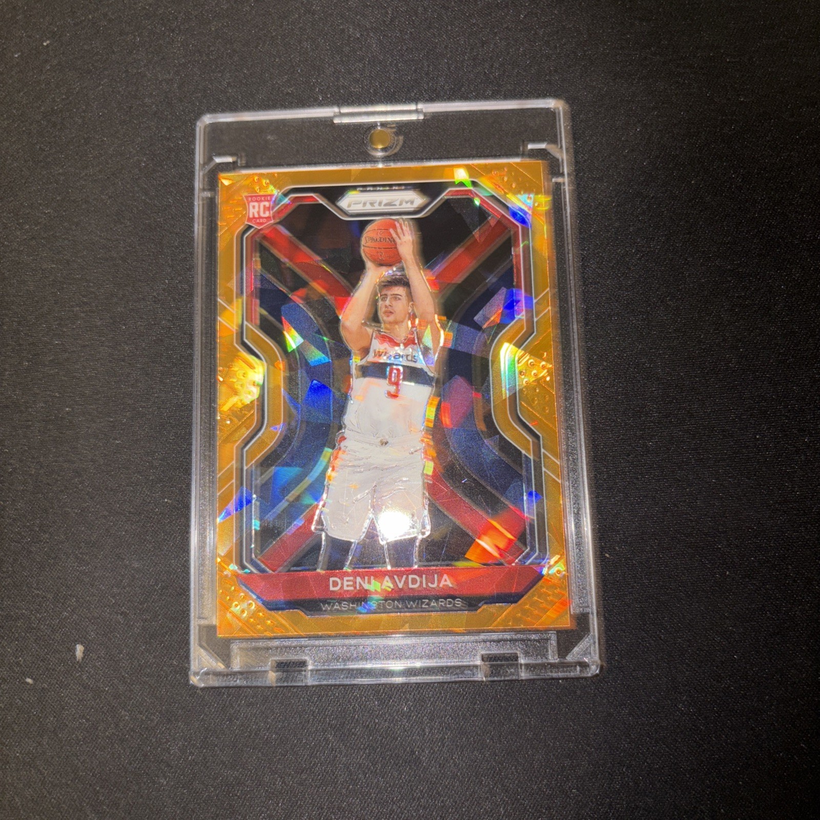 2020-21 Panini Prizm - Deni Avdija #290 Orange Ice Prizm (RC)