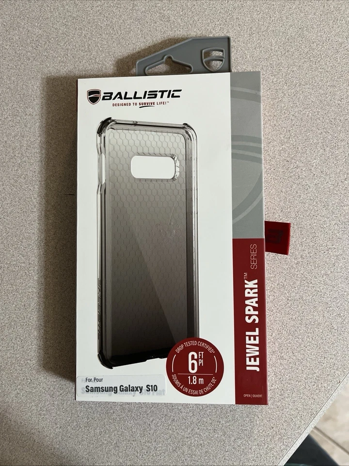 (12) Funda de teléfono BALLÍSTICA Samsung Galaxy S10 Jewel Spark Series GRIS Lote de 12 Foto 2 de 4