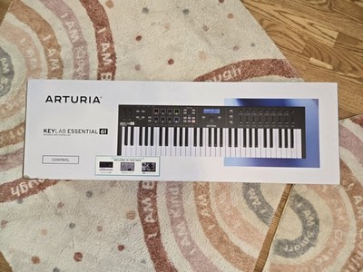 Arturia KeyLab Essential 61 MIDI Controller, 61 Keys, Pads, Type B USB Provided