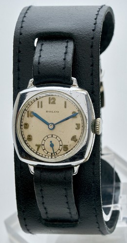 Rolex Rolco Ref 1008 WW2 Era 1930’s Gents Vintage Cushion Watc...