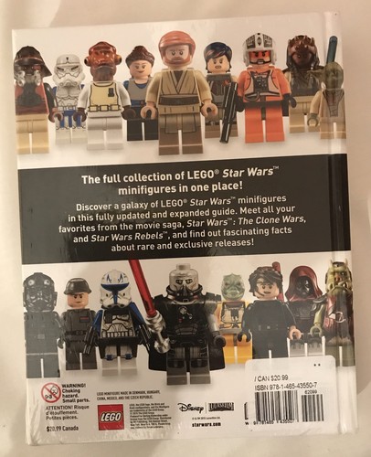 Boba Fett Lego Exclusive White Minifigure NIB Sealed Star Wars Encyclopedia HC - Picture 3 of 8