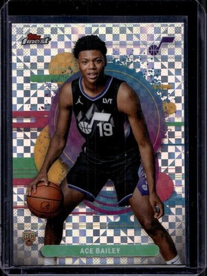 Ace Bailey 2025-26 Topps Finest #105 Uncommon Rookie X-Fractor