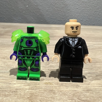 LEGO DC Lex Luthor Animated Series Custom Minifigure w/power suit DC Superheroes