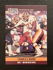 1990 Pro Set Charles Mann  Richard Johnson Error Card #100