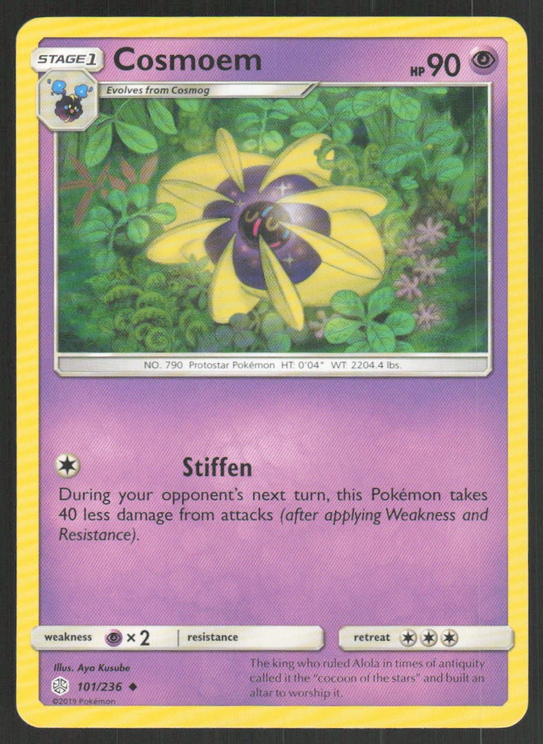 Pokemon Cosmoem Uncommon 101/236 SM - Cosmic Eclipse LP