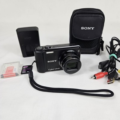 Sony Cyber-shot DSC-H70 16.1MP 10x Optical Zoom Digital Camera With Accessories!
